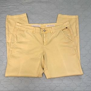 Pilcro & the Letterpress Hyphen Boyfit Slouch Pants in Yellow — size 31